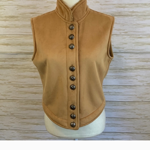 Country. Cheyenne collection Faux Suede vest size small - Picture 2 of 8